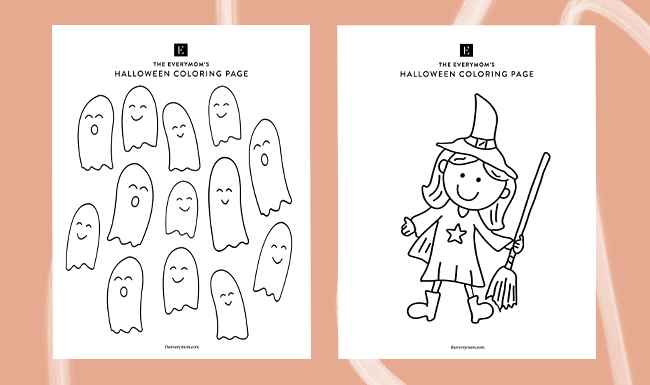 Le pagine da colorare di Halloween gratuite e stampabili di EveryMom per bambini