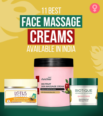 11 mejores cremas de masaje faciales disponibles en India