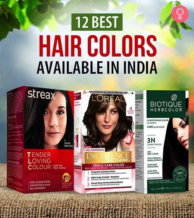12 beste hårfarger tilgjengelig i India