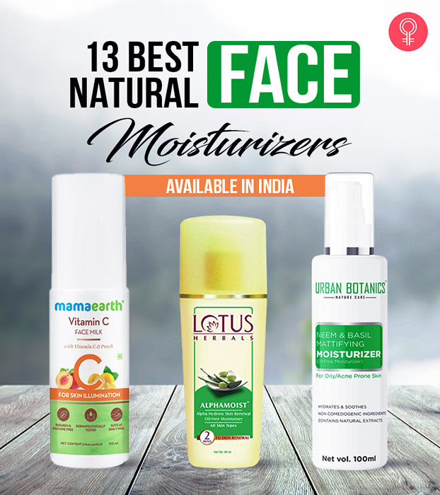 13 mejores humectantes de la cara natural disponibles en la India
